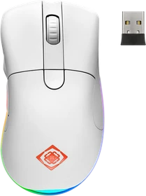 Deltaco DM430 Wireless Gaming Mouse weiß, USB