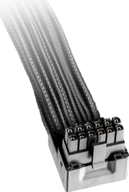 be quiet! 12V-2x6 Kabel, 12V-2x6 / 12VHPWR 90° Cable PCI-E, 1x 16-Pin PCIe 5.1 Stecker auf 16-Pin PCIe 5.1 Stecker, schwarz, 90° gewinkelt, 70cm