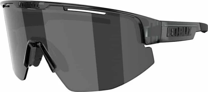 Bliz Matrix Small black crystal/smoke-silver mirror