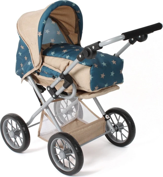 Bayer Chic 2000 Leni 3in1 Kombipuppenwagen Sternchen türkis/beige