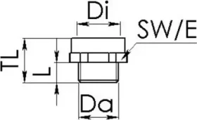 Wiska KEP 36/42 LG Erweiterung, Kunststoff, RAL 7035, Pg36 / Pg42