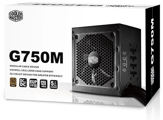 Cooler Master G750M 750W, ATX 2.31