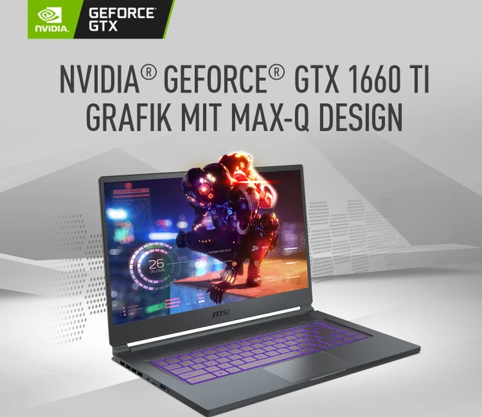 MSI Stealth 15M A11SDK-085, Carbon Gray, Core i7-1185G7, 16GB RAM, 512GB SSD, GeForce GTX 1660 Ti Max-Q, DE