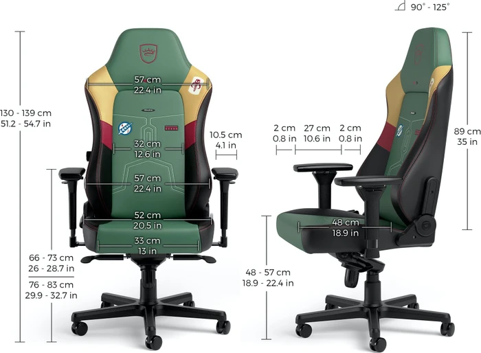 noblechairs Hero Boba Fett Edition Gamingstuhl, grün/schwarz