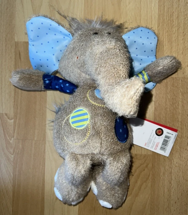 Sigikid Patchwork Sweety Elefant 26cm blau
