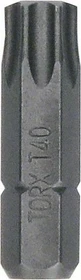 Bosch Professional Extra Hard T Torx Bit 1/4", T40x25mm, 25 Stück