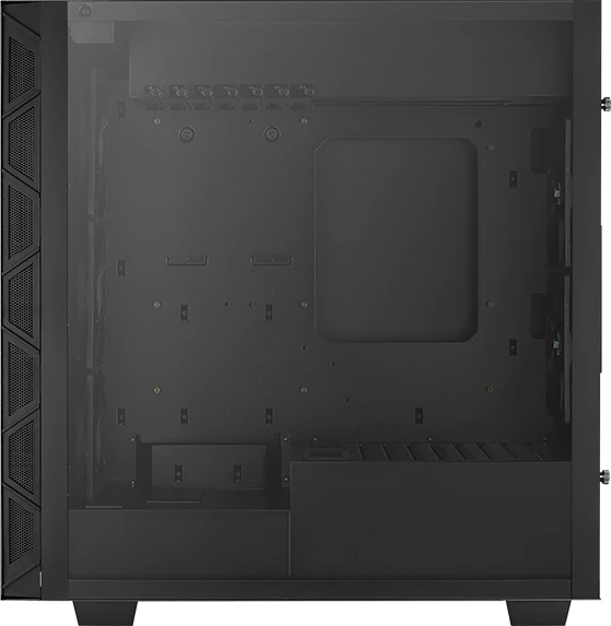 AeroCool Flo, schwarz, Glasfenster