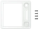 Glorious GMMK Numpad, Top Frame (Numpad), Metall (Aluminium, CNC-gefräst), E-White Vorschaubild
