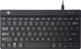 R-Go Compact Break, schwarz, USB, US (RGOCOUSWDBL)