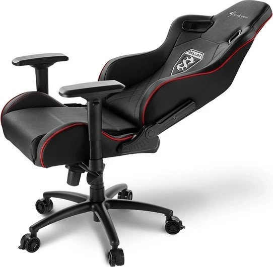 Sharkoon Skiller SGS4 Gamingstuhl, schwarz/rot