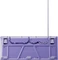 SteelSeries Apex 3 TKL, Lavender, violett, LEDs RGB, USB, US Vorschaubild