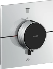 Hansgrohe Axor ShowerSelect ID eckig Thermostat für 2 Verbraucher chrom