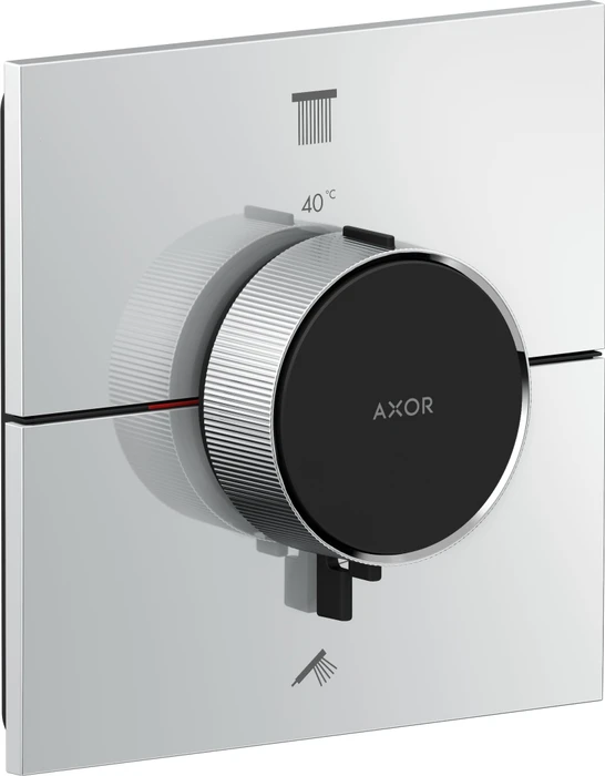 Hansgrohe Axor ShowerSelect ID eckig Thermostat für 2 Verbraucher chrom