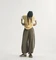 adidas Checks Hose lang olive strata/wonder beige/aurora coffee (Damen) Vorschaubild