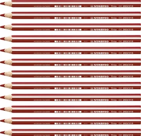 STABILO Trio thick Buntstift kirschrot, Kartonbox, 12er-Pack