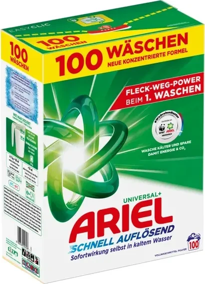 Ariel Universal+ Pulver Waschmittel, 5.03kg