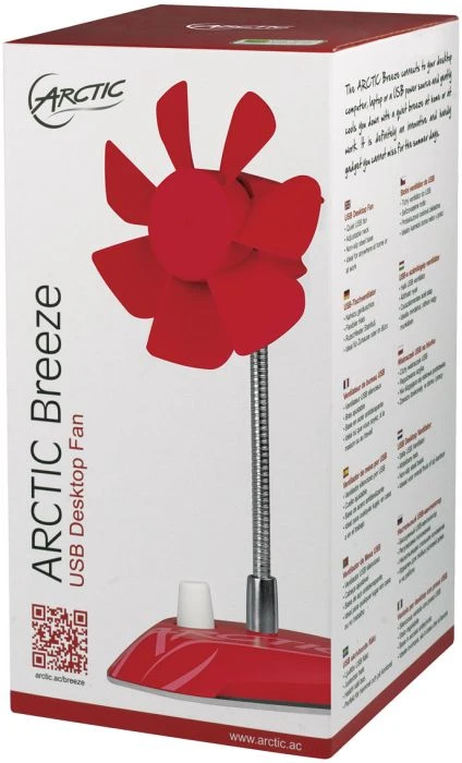 ARCTIC Breeze Color Tischventilator rot