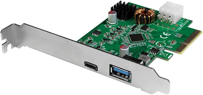 LogiLink 1x USB-A 3.0, 1x USB-C 3.1 PD 3.0, PCIe 3.0 x2