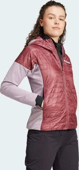 adidas Terrex Xperior Varilite Hybrid Primaloft Funktionsjacke preloved fig/burgundy (Damen)