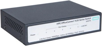 HP OfficeConnect 1420 5G Desktop Gigabit Switch, 5x RJ-45
