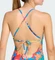 adidas Mexicana Florals Badeanzug glow blue/white (Damen) Vorschaubild