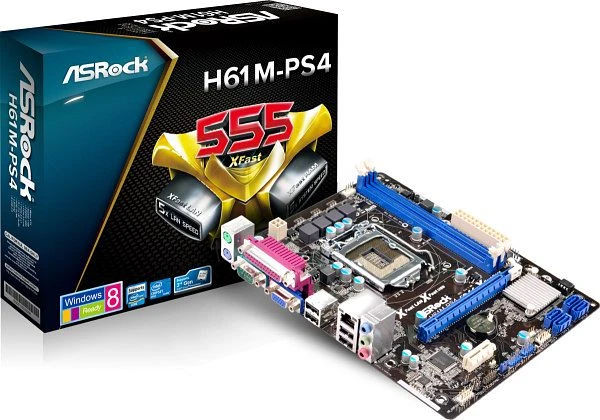 ASRock H61M-PS4 (Intel 1155)