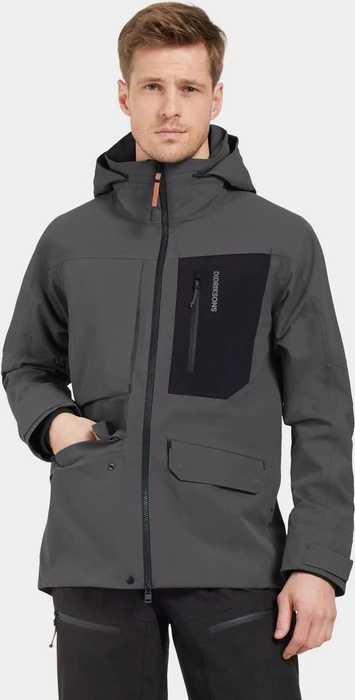 Didriksons Fractus Funktionsjacke coal black (Herren)