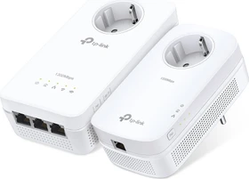 TP-Link AV1300 Gigabit Passthrough Powerline ac Wi-Fi Kit, 2er-Bundle