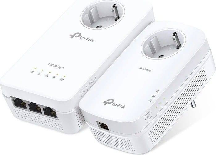 TP-Link AV1300 Gigabit Passthrough Powerline ac Wi-Fi Kit, 2er-Bundle