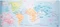 Grupo Erik Editores World Map 2 XL, 800x350mm, Motiv blau Vorschaubild