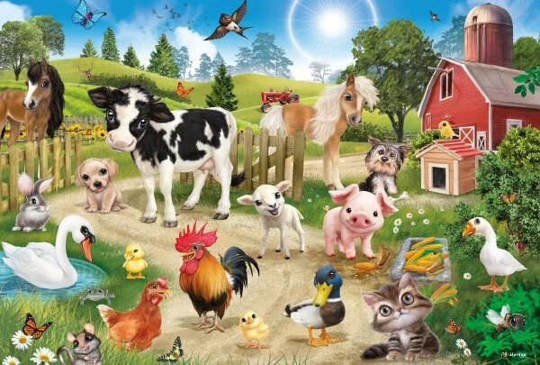 Schmidt Spiele Animal Club Bauernhoftiere