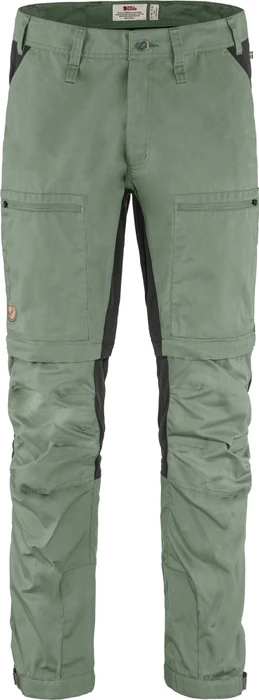 Fjällräven Abisko Lite Trekking Zip-Off Hose lang patina green/dark grey (Herren)