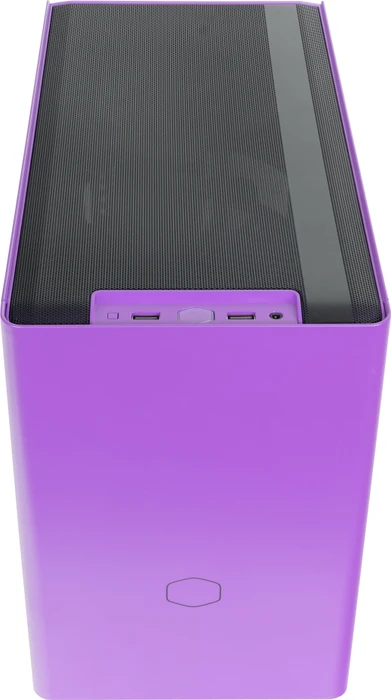 Cooler Master MasterBox NR200P Color Edition Nightshade Purple, Glasfenster, Mini-ITX