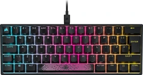 Corsair Gaming K65 RGB Mini, 60%, schwarz, MX RGB RED, USB, IT