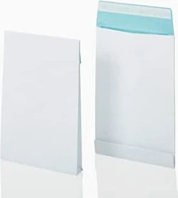 Bong Faltentasche B4 weiß, 324x229x20mm, 125er-Pack