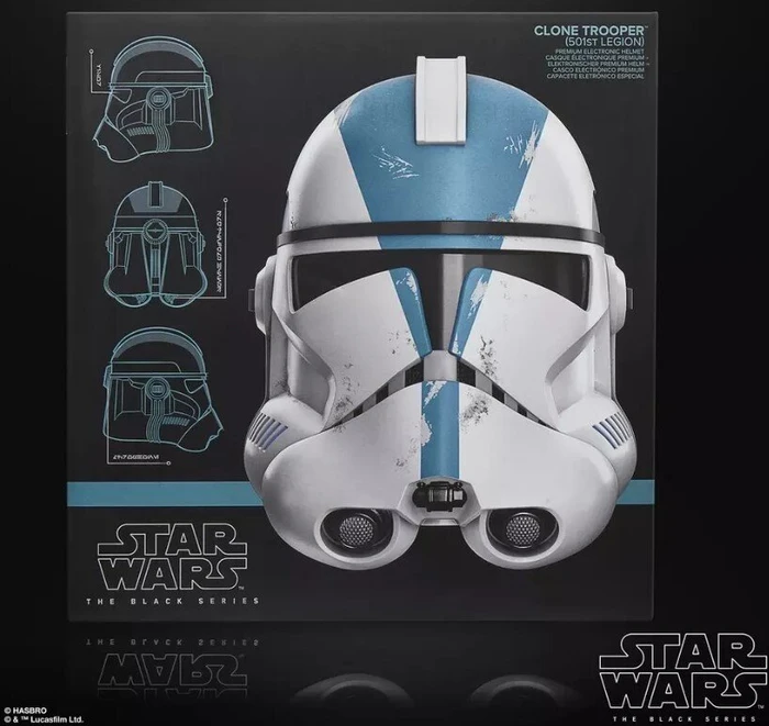 Hasbro Star Wars The Black Series elektronischer Helm Clone Trooper