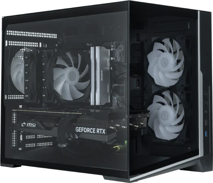 Zalman D30 Black, Glasfenster