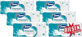 Zewa Premium Toilettenpapier 5-lagig weiß,     8 Rollen