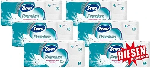 Zewa Premium 5-lagig Toilettenpapier weiß