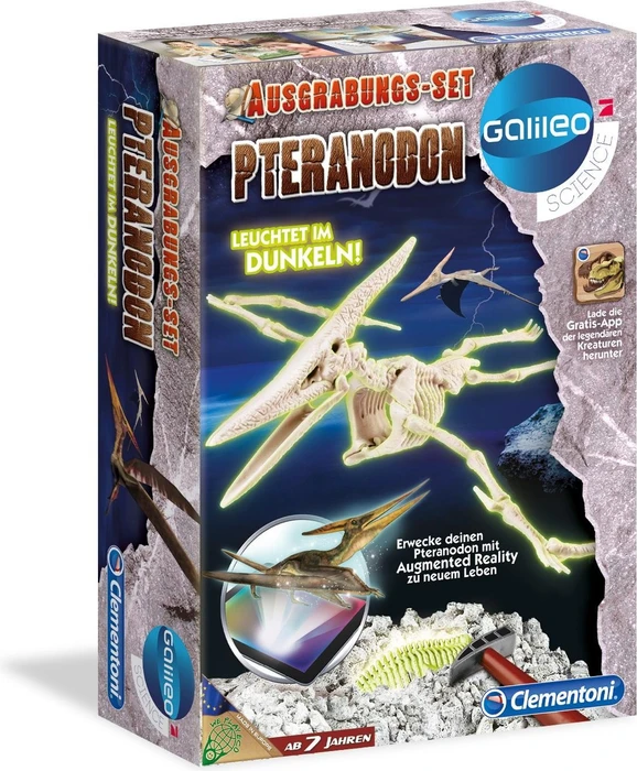 Clementoni Galileo Ausgrabungs-Set Pteranodon