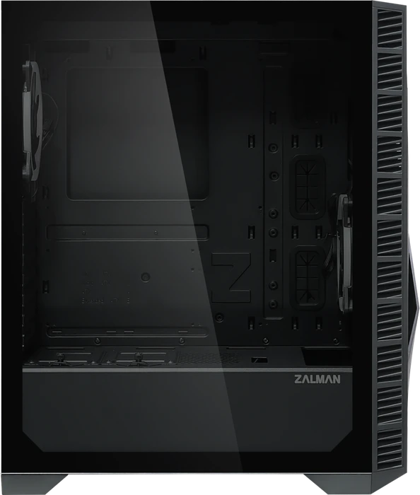 Zalman Z3 Iceberg_Black, schwarz, Glasfenster