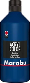 Marabu Acryl Color Acrylfarbe, dunkelblau, 500ml