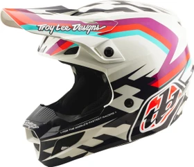 Troy Lee Designs SE5 Carbon Dash weiß/schwarz/violett/rot