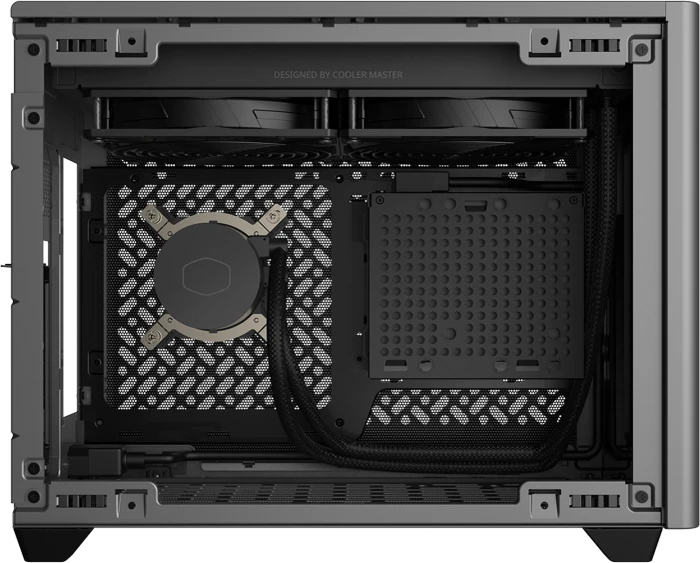 Cooler Master MasterBox NR200P Max [V2], schwarz, Glasfenster, Mini-ITX, 850W ATX 3.0