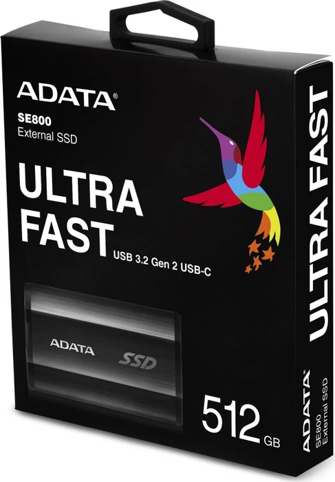 ADATA SE800, schwarz, 512GB, USB-C 3.1