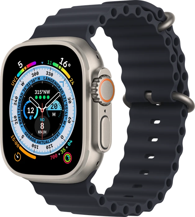 Apple Ocean Armband für Apple Watch Ultra 49mm blau