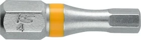 KS Tools TORSIONpower Innensechskant Bit 1/4", 4x25mm, 1 Stück