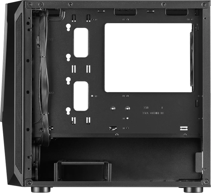 SilverStone Fara V1M Pro, schwarz, Glasfenster