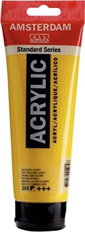 Royal Talens Amsterdam Standard Series Acrylfarbe, azogelb hell, 250ml