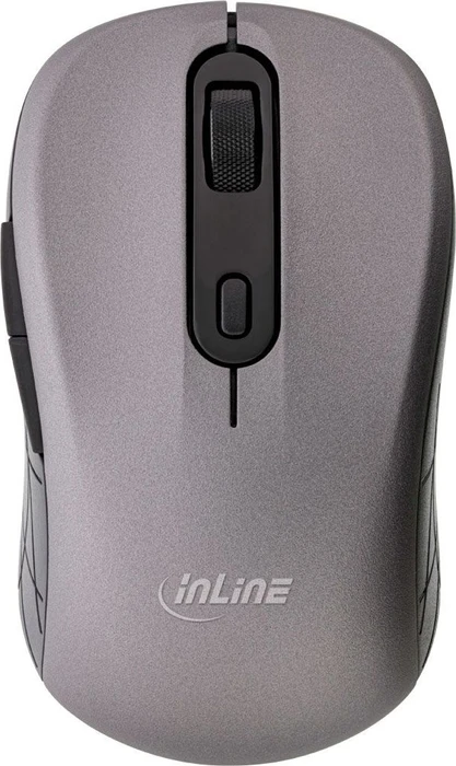 InLine Maus 3-in-1, grau/schwarz, USB/Bluetooth